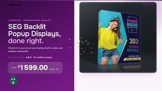 SEG Backlit Popup Displays product video