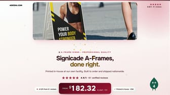 Signicade A-Frames product video