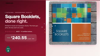 Square Booklets product video