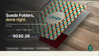 Suede Folders product video
