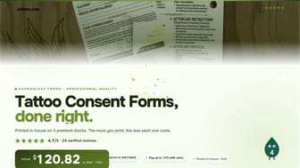 Tattoo Consent Forms product video