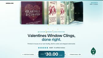 Valentines Window Clings product video