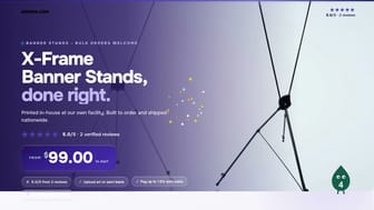 X-Frame Banner Stands product video