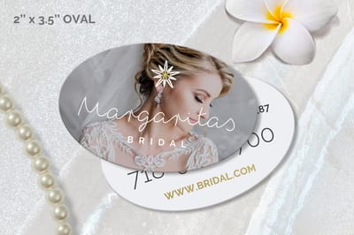 Oval Business Cards