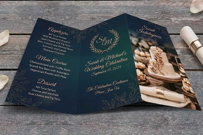 Wedding Menus