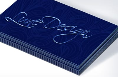 Real customer business card print 5