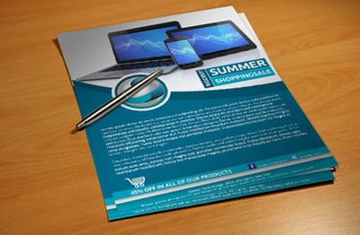 Real customer newsletter print 8