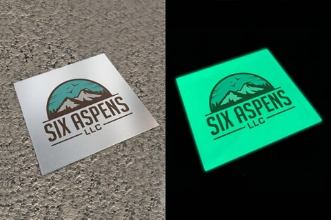 Aluminum Glow Floor Graphics