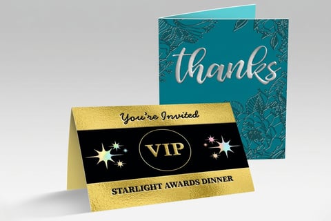 Dual Raised Greeting Cards