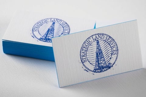 Ultra Thick Linen Business Cards
