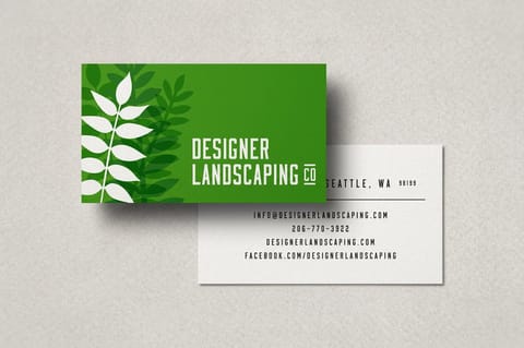 Landscaping Business Cards