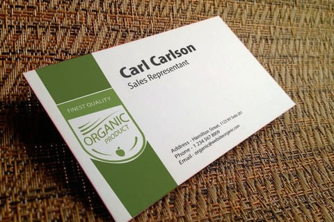 Silk Laminated Business Cards