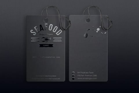 Spot UV Hangtags