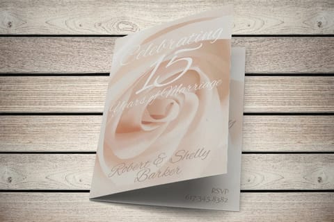 Suede Invitations