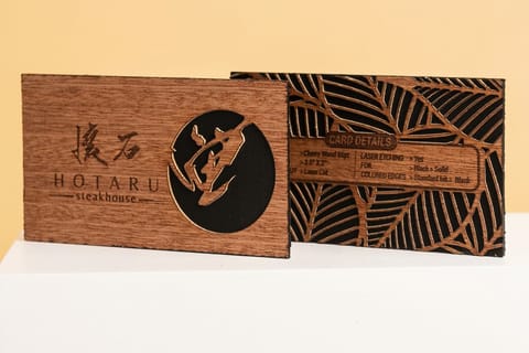 Wood Business Cards
