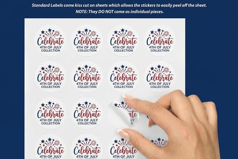 4th of July Stickers
