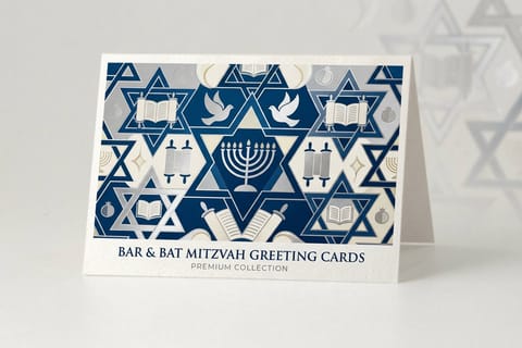 Bar Bat Mitzvah Greeting Cards