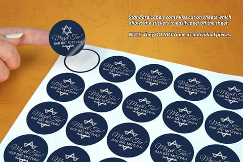 Bar Bat Mitzvah Stickers