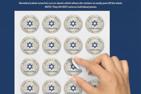 Bar Bat Mitzvah Stickers
