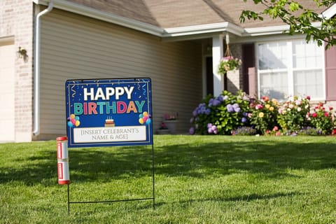 Birthday Yard Signs