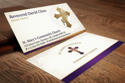 Church Business Cards