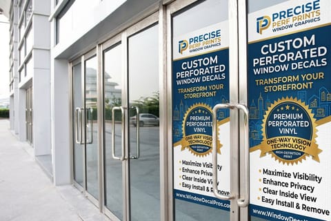 Perforated Window Decals