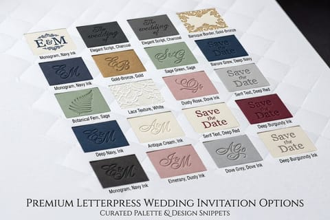 Letterpress Wedding Invitations