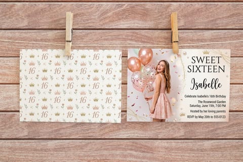 Sweet 16 Invitations