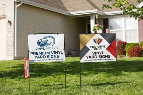 Vinyl Yard Signs