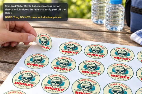 Standard Water Bottle Labels