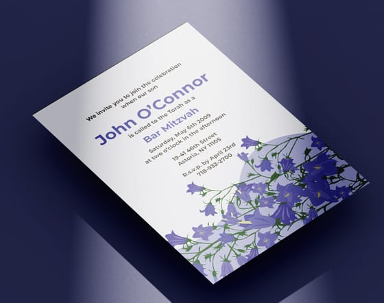 Free velvet wedding invitation design template from 4OVER4