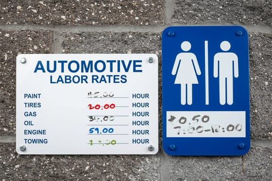Dry Erase Aluminum Signs template