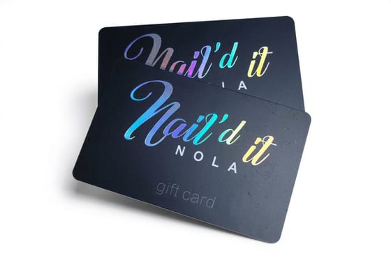 Foil accented brand suite
