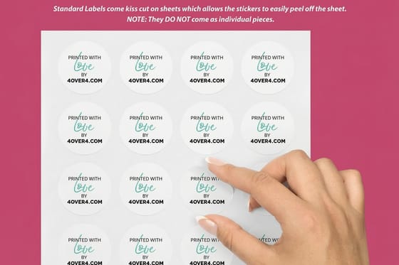 Every label size, listed
