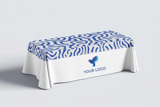 Fitting a Printed Table Cover to the Table the Venue Actually Provides