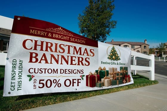 Top Christmas Banner Ideas for Homes, Shops and Holiday Events