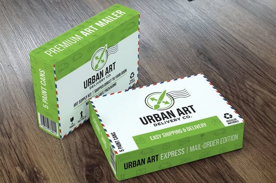Custom packaging products printed by 4OVER4