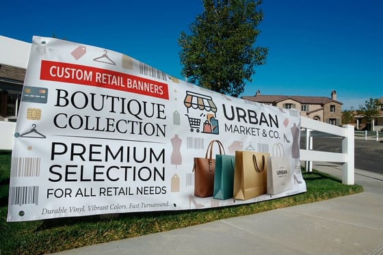 Where to Print Custom Banners for Retail Campaigns