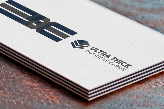 landscaping business card idea, 32pt ultra thick stock, printed by 4OVER4.COM