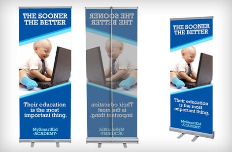 Real 4OVER4 large format display printed for a customer, example 11