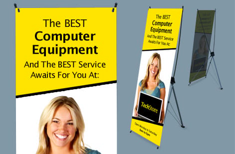 Real 4OVER4 large format display printed for a customer, example 12