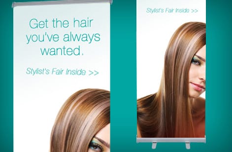 Real 4OVER4 large format display printed for a customer, example 5