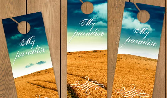 4OVER4.COM Door Hangers customer work 1