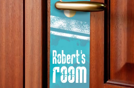 4OVER4.COM Door Hangers: Real Customer Designs, customer work 12