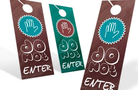 4OVER4.COM Door Hangers customer work 6