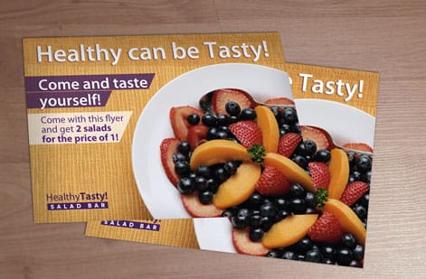 4OVER4.COM Flyer Printing Showcase: Real Customer Designs, customer work 12