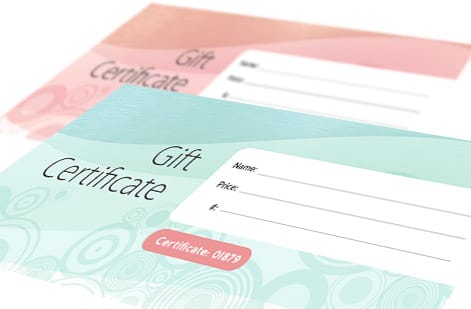 4OVER4.COM Gift Certificates: Real Customer Designs, customer work 10