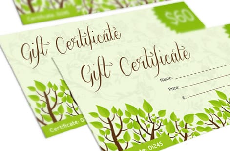 4OVER4.COM Gift Certificates: Real Customer Designs, customer work 12