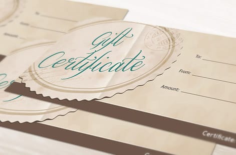 4OVER4.COM Gift Certificates: Real Customer Designs, customer work 9