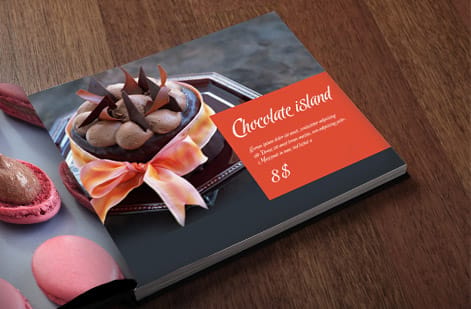4OVER4.COM Menus Printing Showcase: Real Customer Designs, customer work 11